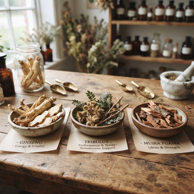 Ginseng, Tribulus, Muira Puama