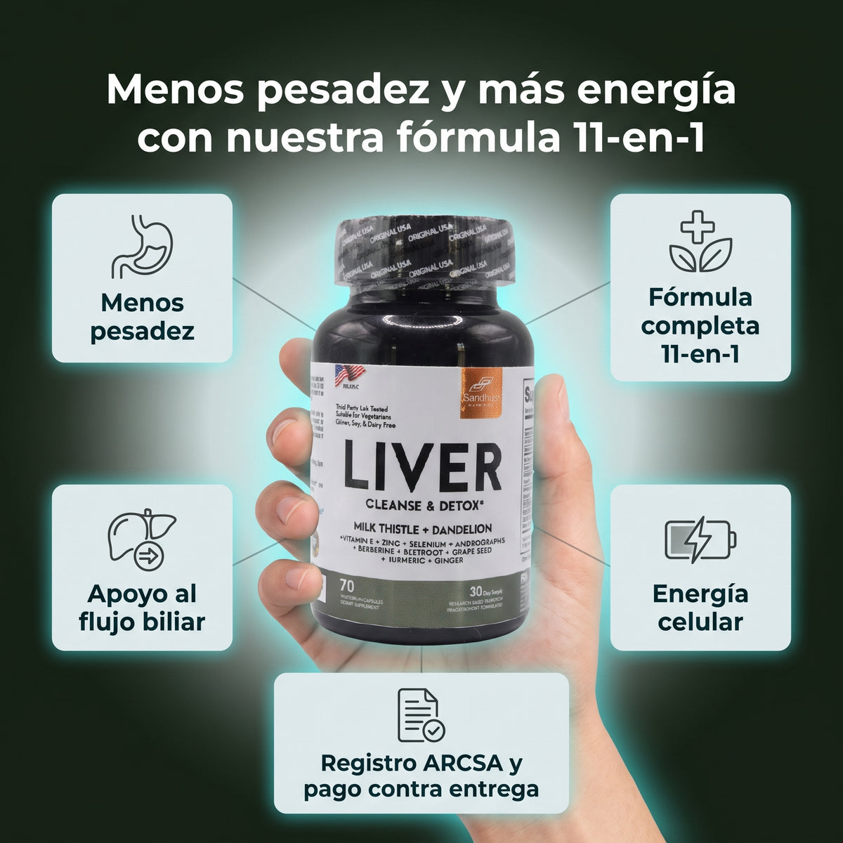 Liver | Apoyo al Hígado, Energía y Digestión